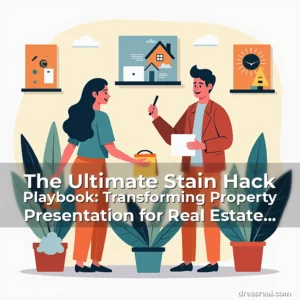 Artistic representation for The Ultimate Stain Hack Playbook: Transforming Property Presentation for Real Estate Professionals