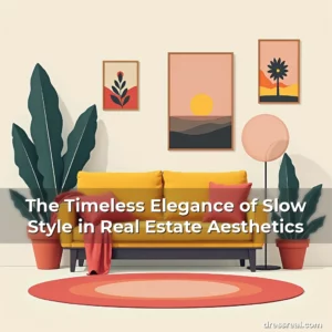 Artistic representation for The Timeless Elegance of Slow Style in Real Estate Aesthetics