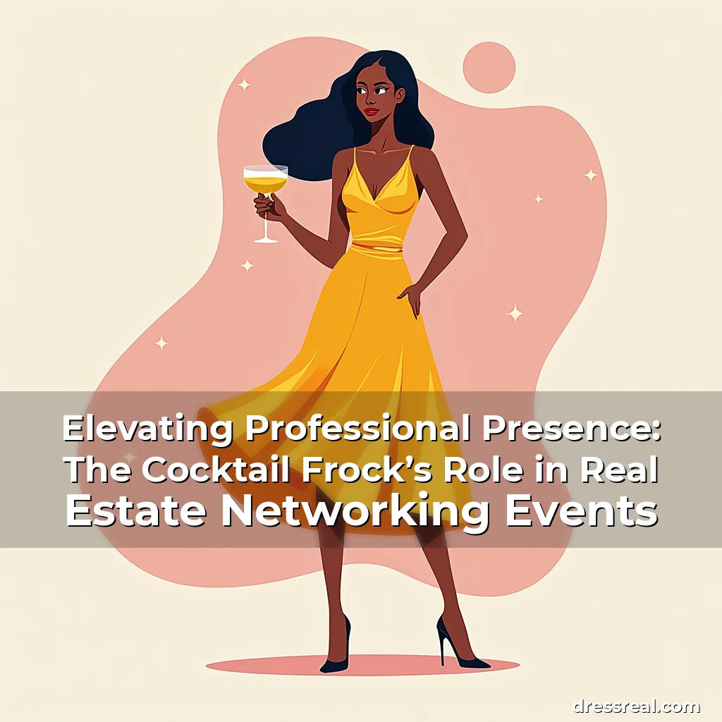 You are currently viewing Elevating Professional Presence: The Cocktail Frock’s Role in Real Estate Networking Events