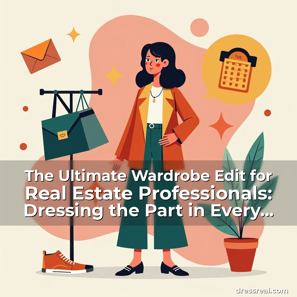 Read more about the article The Ultimate Wardrobe Edit for Real Estate Professionals: Dressing the Part in Every Market
