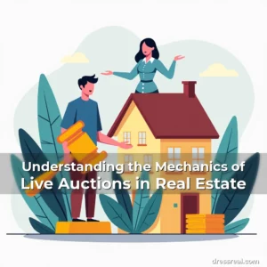Artistic representation for Understanding the Mechanics of Live Auctions in Real Estate