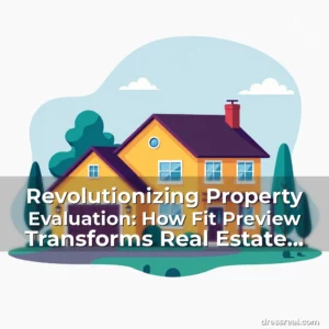 Artistic representation for Revolutionizing Property Evaluation: How Fit Preview Transforms Real Estate Decision-Making