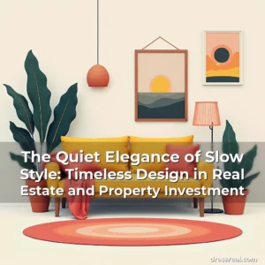 Read more about the article The Quiet Elegance of Slow Style: Timeless Design in Real Estate and Property Investment