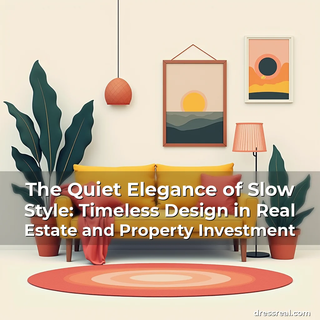 Read more about the article The Quiet Elegance of Slow Style: Timeless Design in Real Estate and Property Investment