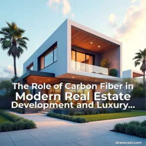 Artistic representation for The Role of Carbon Fiber in Modern Real Estate Development and Luxury Property Design