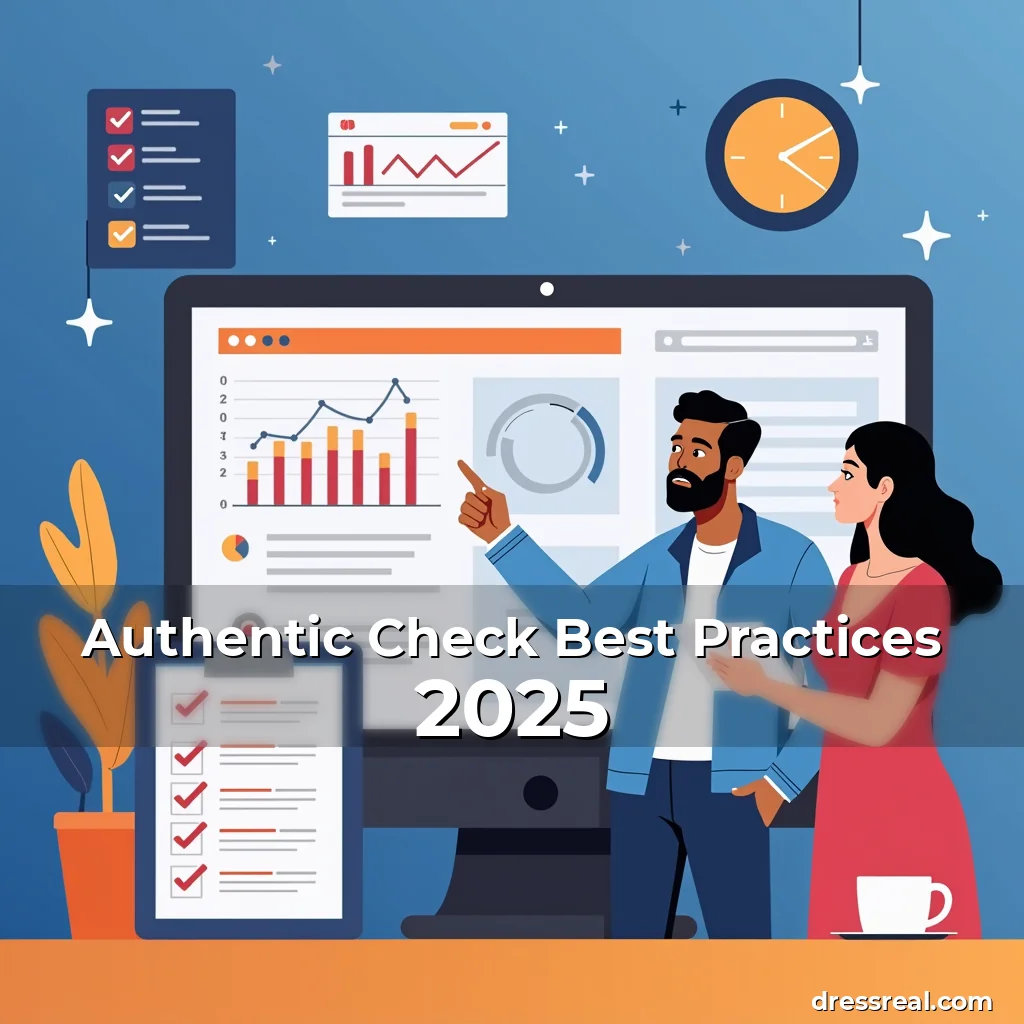 Artistic representation for Authentic Check Best Practices 2025