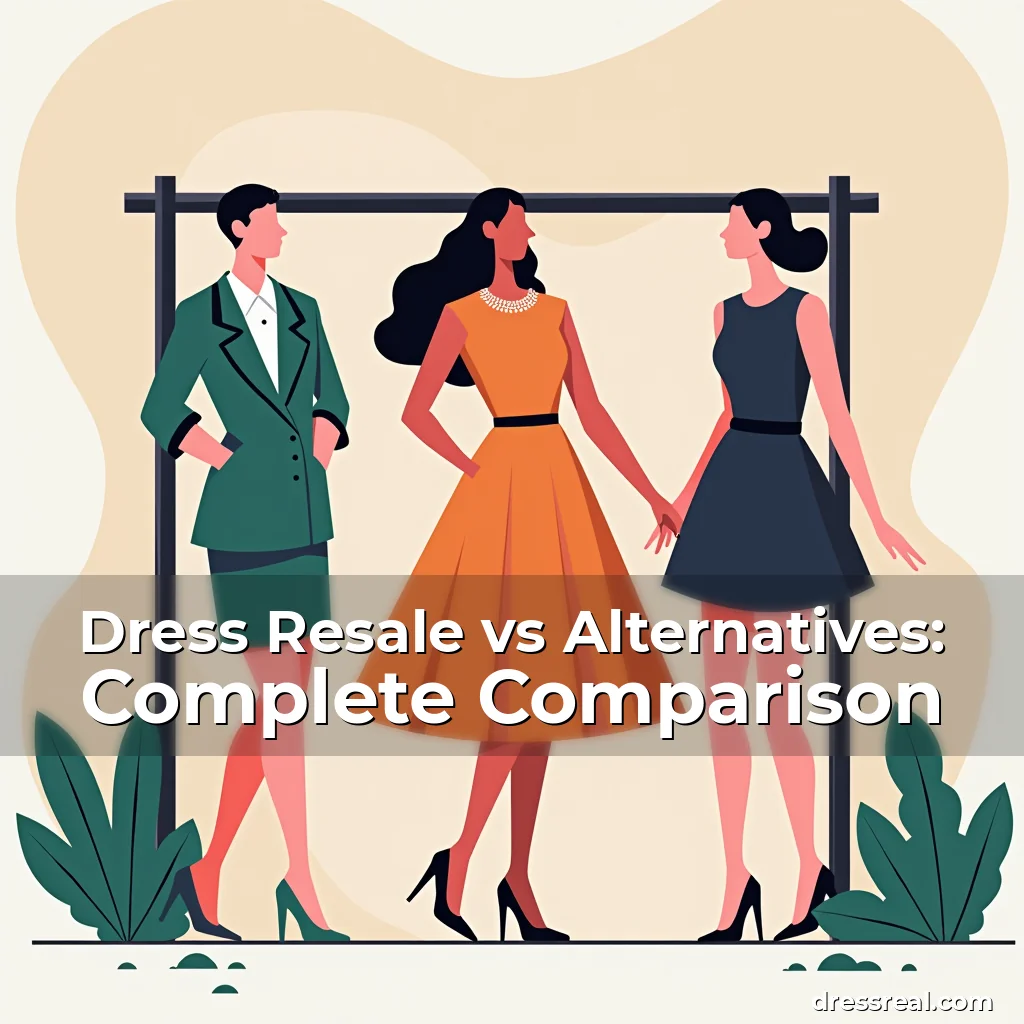 Artistic representation for Dress Resale vs Alternatives: Complete Comparison