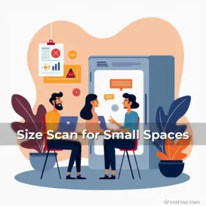 Artistic representation for Size Scan for Small Spaces