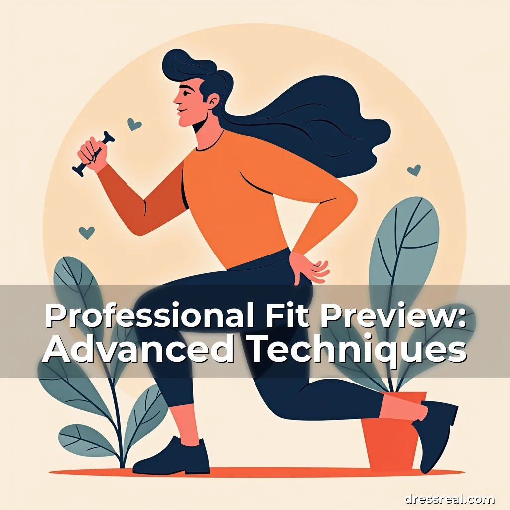 Artistic representation for Professional Fit Preview: Advanced Techniques