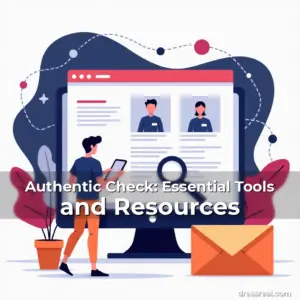 Artistic representation for Authentic Check: Essential Tools and Resources