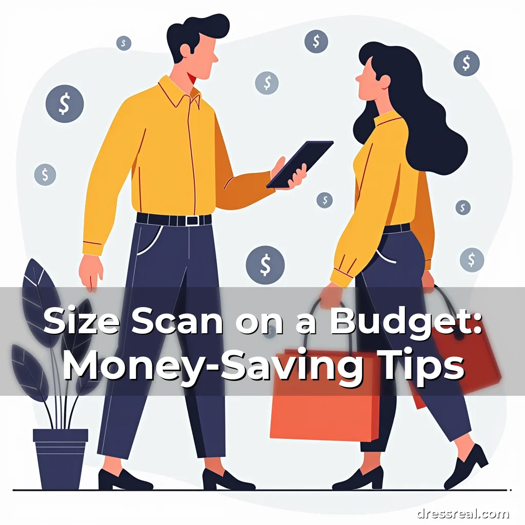 Artistic representation for Size Scan on a Budget: Money-Saving Tips