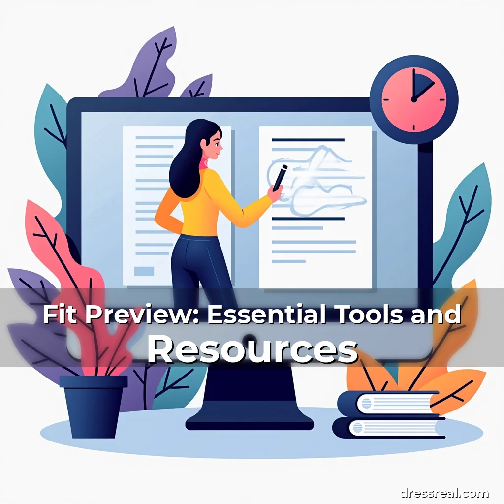 Artistic representation for Fit Preview: Essential Tools and Resources
