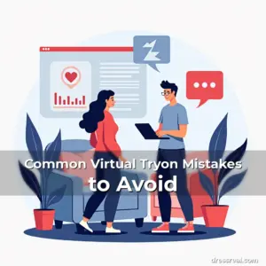Artistic representation for Common Virtual Tryon Mistakes to Avoid
