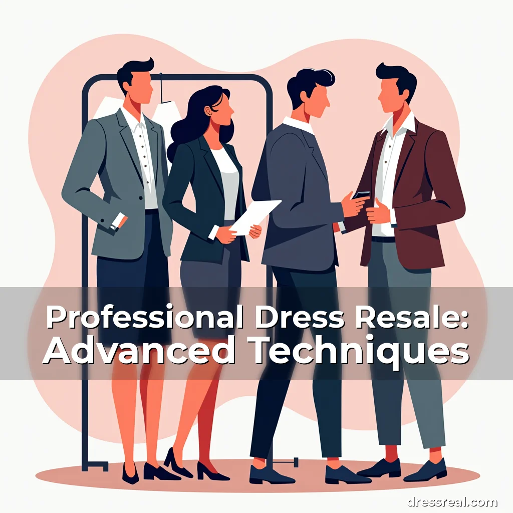 Artistic representation for Professional Dress Resale: Advanced Techniques