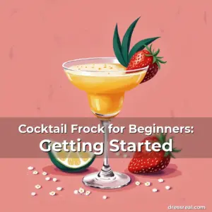 Artistic representation for Cocktail Frock for Beginners: Getting Started