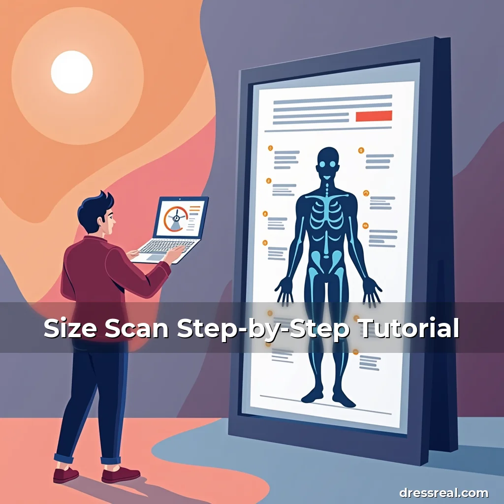 Artistic representation for Size Scan Step-by-Step Tutorial