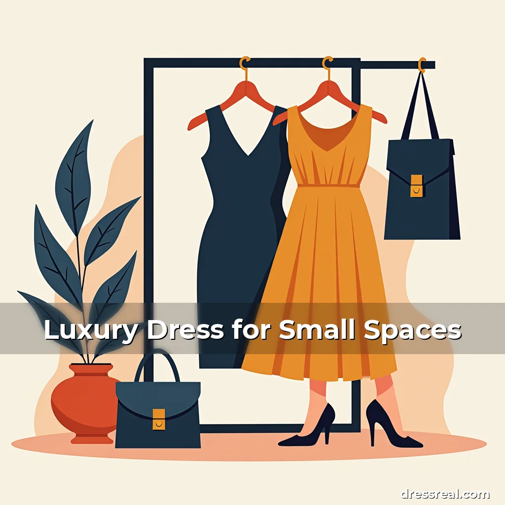 Artistic representation for Luxury Dress for Small Spaces