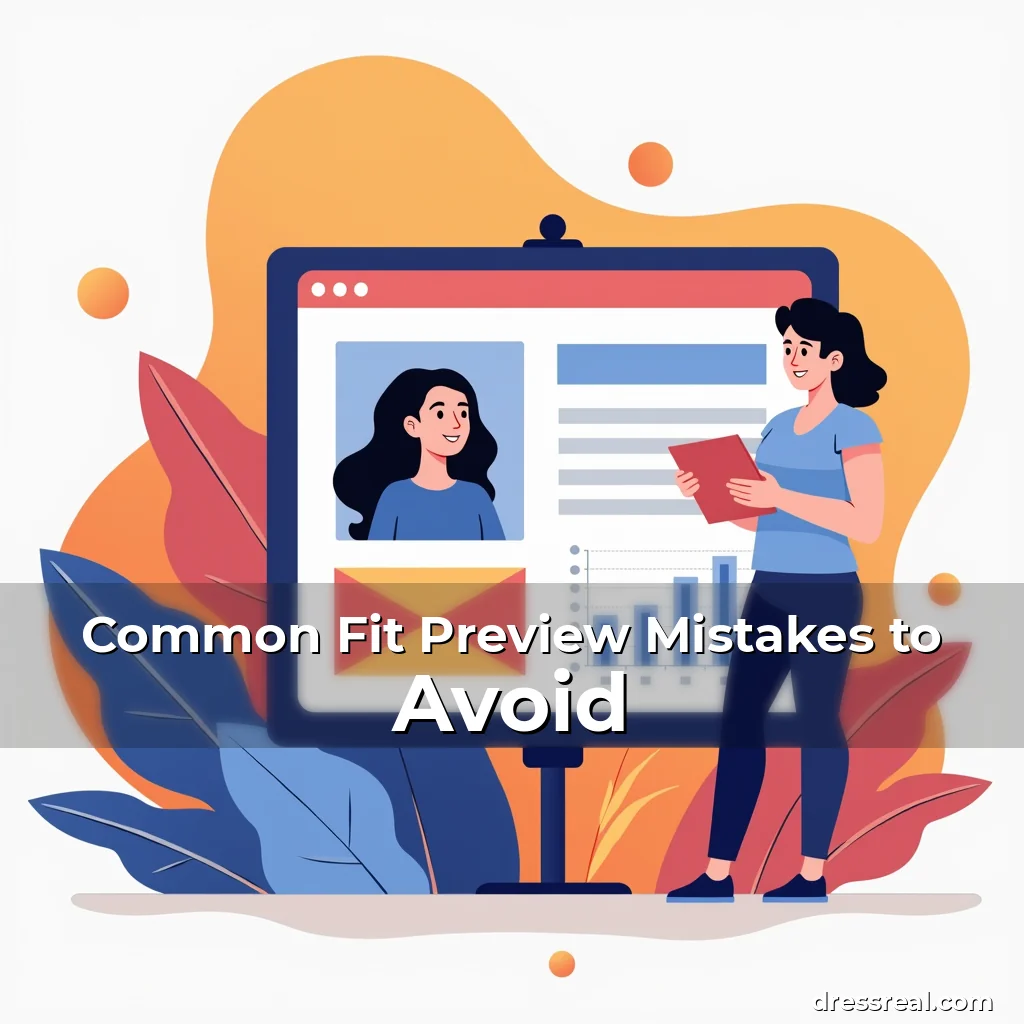 Artistic representation for Common Fit Preview Mistakes to Avoid