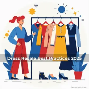 Artistic representation for Dress Resale Best Practices 2025