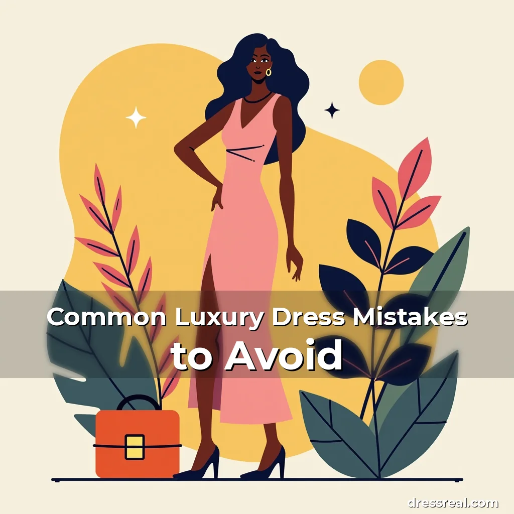Artistic representation for Common Luxury Dress Mistakes to Avoid