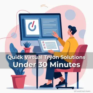 Artistic representation for Quick Virtual Tryon Solutions Under 30 Minutes