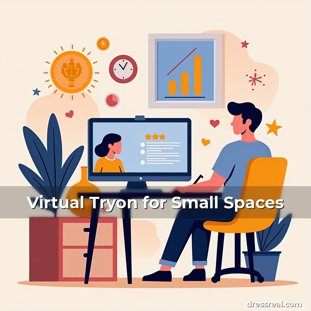 Artistic representation for Virtual Tryon for Small Spaces