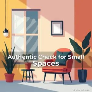 Artistic representation for Authentic Check for Small Spaces