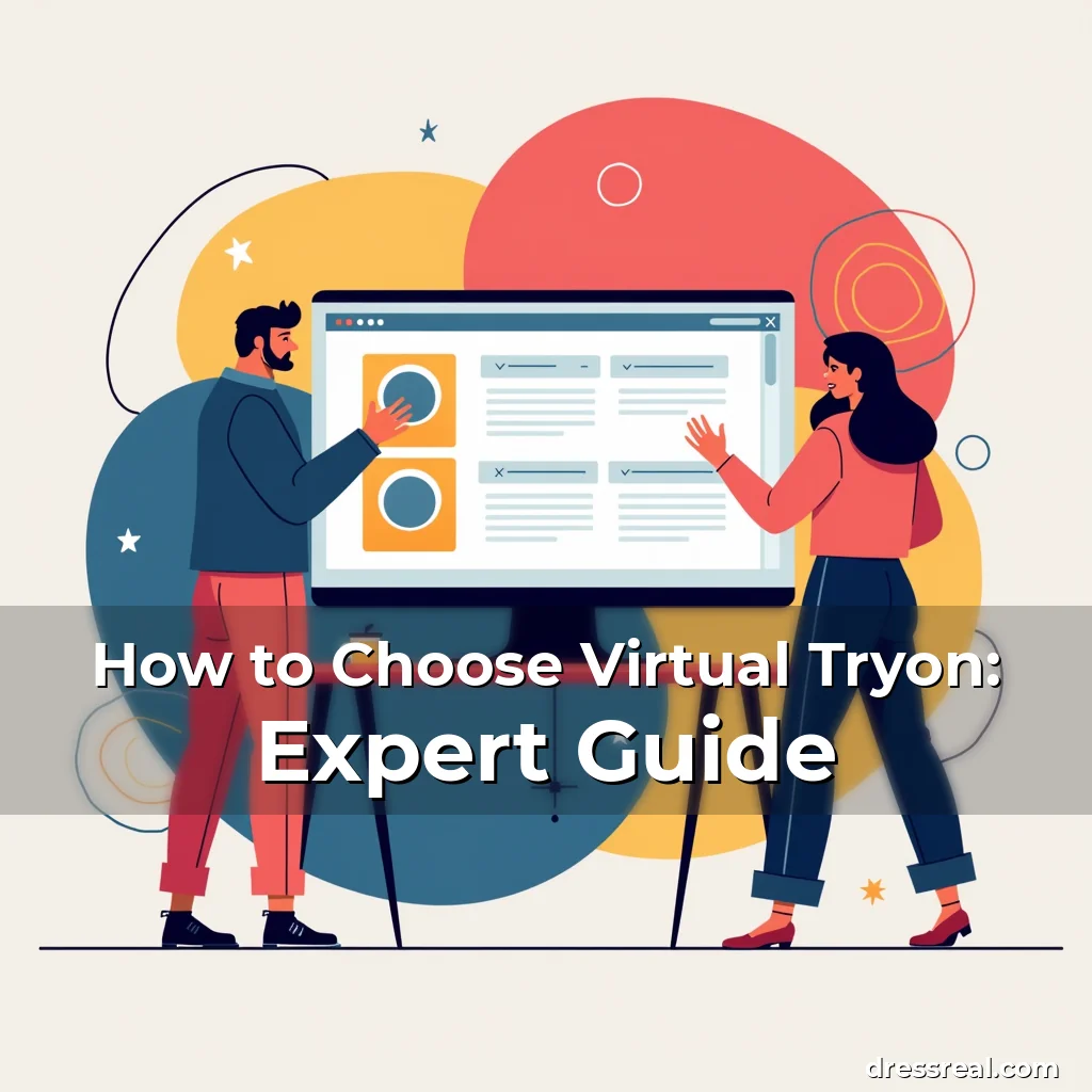 Artistic representation for How to Choose Virtual Tryon: Expert Guide