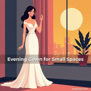 Artistic representation for Evening Gown for Small Spaces
