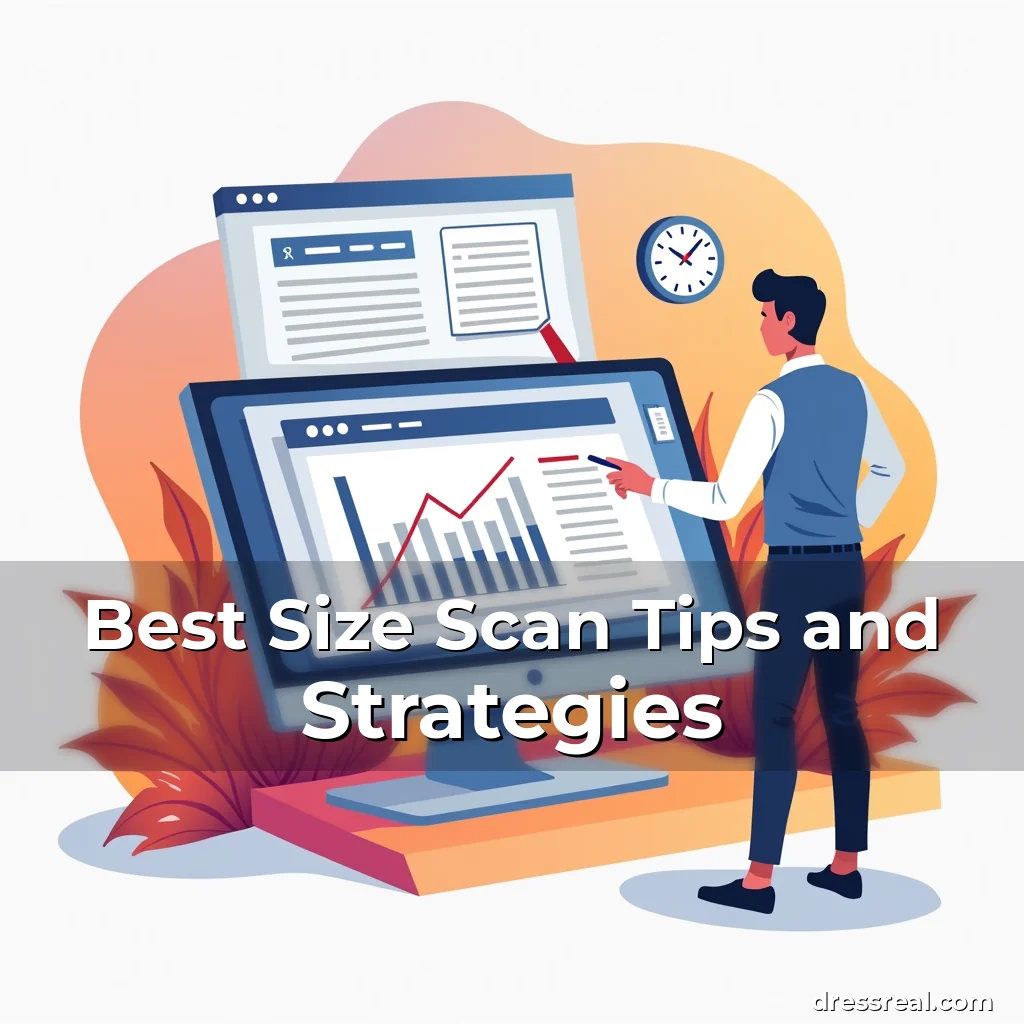 Artistic representation for Best Size Scan Tips and Strategies