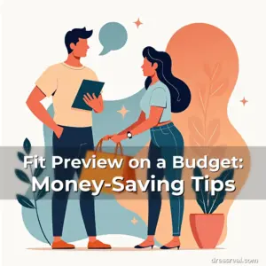 Artistic representation for Fit Preview on a Budget: Money-Saving Tips