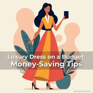 Artistic representation for Luxury Dress on a Budget: Money-Saving Tips