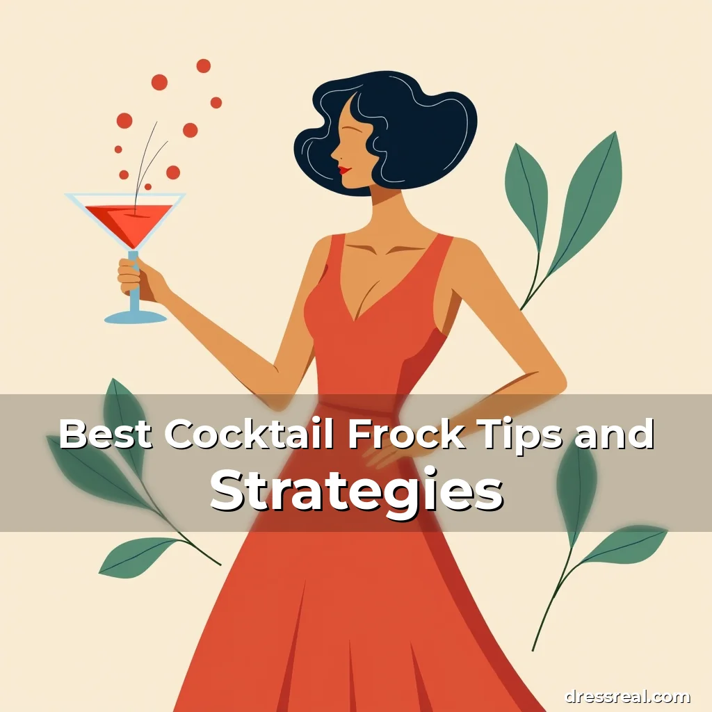 Artistic representation for Best Cocktail Frock Tips and Strategies