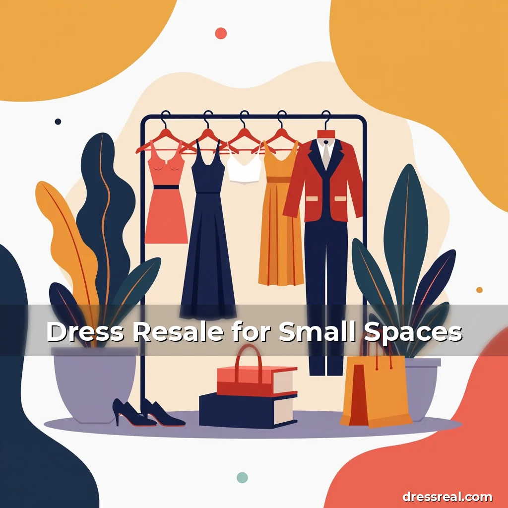 Artistic representation for Dress Resale for Small Spaces